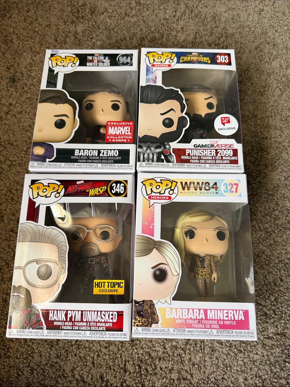 Funko Pop! Marvel & DC Bundle - Multicolor (Set of 4)